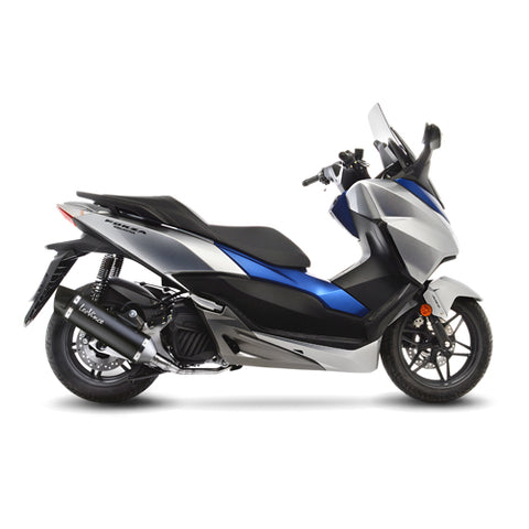 14052 SCARICO COMPLETO LEOVINCE HONDA FORZA 125 2017 - 2020 NERO STAINLESS STEEL EURO 4 4T JF69