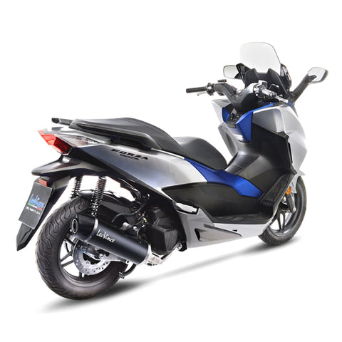 14052K SCARICO COMPLETO LEOVINCE HONDA FORZA 125 2017 - 2020 NERO STAINLESS STEEL EURO 4 4T JF69