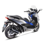 14052 SCARICO COMPLETO LEOVINCE HONDA FORZA 125 2017 - 2020 NERO STAINLESS STEEL EURO 4 4T JF69