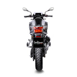 14055 SCARICO LEOVINCE BMW F 850 GS/ADVENTURE 2018 - 2023 NERO STAINLESS STEEL EURO 4/5 4T 4G85- 4G85r -MG85- MG85r
