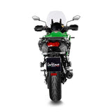 14057 SCARICO LEOVINCE KAWASAKI VERSYS 1000 2019 - 2023 NERO STAINLESS STEEL EURO 4/5 4T LZT00C