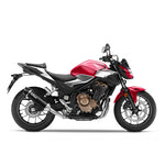 14058 SCARICO LEOVINCE HONDA CB 500 F 2019 - 2023 NERO STAINLESS STEEL EURO 4/5 4T PC63