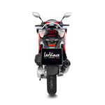 14061K SCARICO COMPLETO LEOVINCE HONDA SH 125i 2017 - 2019 NERO STAINLESS STEEL EURO 4 4T JF68