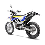 14066 SCARICO LEOVINCE HUSQVARNA 701 ENDURO/LR 2017 - 2020 NERO STAINLESS STEEL EURO 4 4T Husqvarna 701