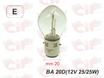 Lampadina biluce 12V 25/25W BA20D