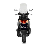14070K SCARICO COMPLETO LEOVINCE YAMAHA NMAX 155 2017 - 2020 NERO STAINLESS STEEL EURO 4 4T SG43