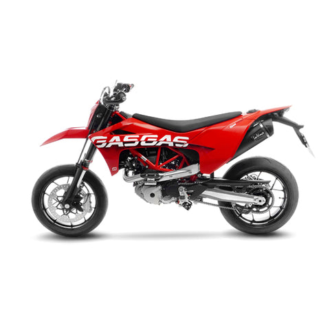 14073 SCARICO COMPLETO LEOVINCE GAS GAS SM 700 2022 - 2023 NERO STAINLESS STEEL EURO 5 4T GG LC4