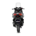 14078K SCARICO COMPLETO LEOVINCE YAMAHA X-MAX 125/TECH MAX 2021 - 2023 NERO STAINLESS STEEL EURO 5 4T SEH3