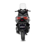 14078K SCARICO COMPLETO LEOVINCE YAMAHA X-MAX 125/TECH MAX 2021 - 2023 NERO STAINLESS STEEL EURO 5 4T SEH3