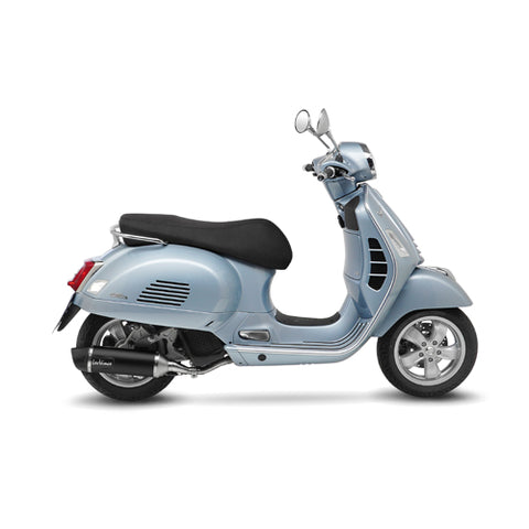 14080K SCARICO LEOVINCE PIAGGIO VESPA GTS 125 i.e./SUPER 2021 - 2023 NERO STAINLESS STEEL EURO 5 4T MD3A