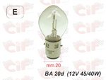 Lampadina biluce 12V 45/40W BA20D