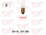 Lampadina BA9S 6V 3W