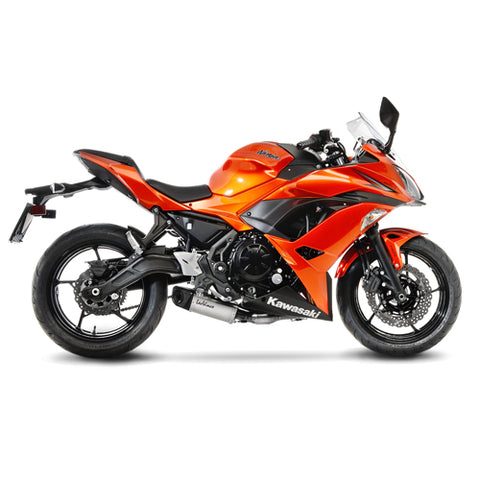 14170K SCARICO COMPLETO LEOVINCE KAWASAKI NINJA 650 2017 - 2019 UNDERBODY STAINLESS STEEL EURO 4 4T EX650K- EX650KA2