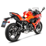 14170K SCARICO COMPLETO LEOVINCE KAWASAKI NINJA 650 2017 - 2019 UNDERBODY STAINLESS STEEL EURO 4 4T EX650K- EX650KA2