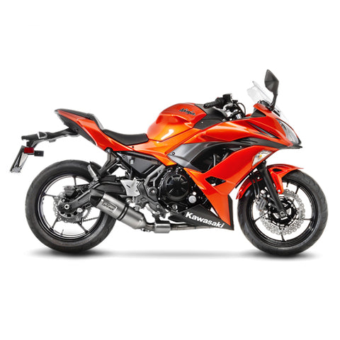 14181E SCARICO COMPLETO LEOVINCE KAWASAKI NINJA 650 2017 2018 2019- LV ONE EVO INOX/CARBONIO