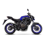 14251EKB SCARICO COMPLETO LEOVINCE YAMAHA TRACER 700 2016 - 2020 LV ONE EVO BLACK EDITION STAINLESS STEEL EURO 4 4T RM14