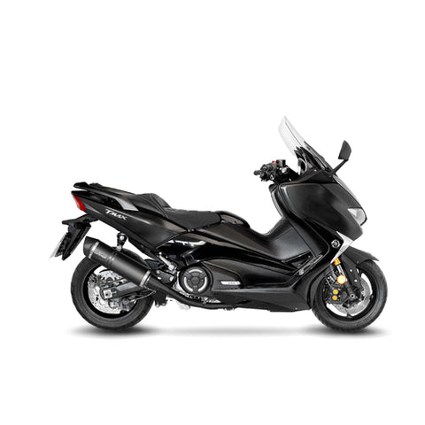 14342EFB SCARICO COMPLETO LEOVINCE YAMAHA T-MAX 560/TECH MAX 2020 - 2023 LV ONE EVO BLACK EDITION STAINLESS STEEL EURO 5 4T SJ18