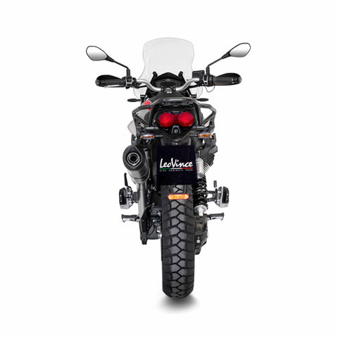 14348E SCARICO LEOVINCE MOTO GUZZI V85 TT 850 2019 - 2023 LV ONE EVO STAINLESS STEEL EURO 4/5 4T KW- KX- KY- MB