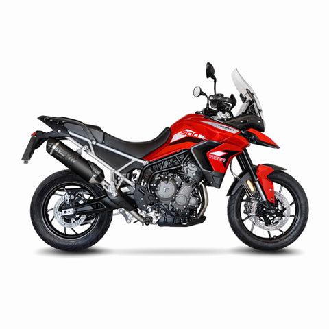 14352EB SCARICO LEOVINCE TRIUMPH TIGER 850/900 GT/RALLY/PRO 2020 - 2023 LV ONE EVO BLACK EDITION STAINLESS STEEL EURO 5 4T C701-