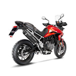 14352EB SCARICO LEOVINCE TRIUMPH TIGER 850/900 GT/RALLY/PRO 2020 - 2023 LV ONE EVO BLACK EDITION STAINLESS STEEL EURO 5 4T C701-