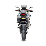 14355E SCARICO LEOVINCE HONDA CRF 1100 L AFRICA TWIN/ADVENTURE SPORT/DCT 2020 - 2023 LV ONE EVO STAINLESS STEEL EURO 5 4T SD08-