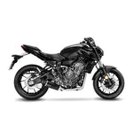 14349EB SCARICO COMPLETO LEOVINCE YAMAHA TRACER 7 700 2020 - 2023 LV ONE EVO BLACK EDITION STAINLESS STEEL EURO 5 4T RM30- RM31