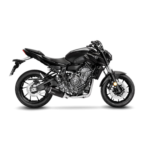 14349EB SCARICO COMPLETO LEOVINCE YAMAHA TRACER 7 700 2020 - 2023 LV ONE EVO BLACK EDITION STAINLESS STEEL EURO 5 4T RM30- RM31