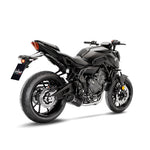 14349EB SCARICO COMPLETO LEOVINCE YAMAHA TRACER 7 700 2020 - 2023 LV ONE EVO BLACK EDITION STAINLESS STEEL EURO 5 4T RM30- RM31