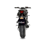 14349EB SCARICO COMPLETO LEOVINCE YAMAHA TRACER 7 700 2020 - 2023 LV ONE EVO BLACK EDITION STAINLESS STEEL EURO 5 4T RM30- RM31