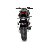 14349EB SCARICO COMPLETO LEOVINCE YAMAHA TRACER 7 700 2020 - 2023 LV ONE EVO BLACK EDITION STAINLESS STEEL EURO 5 4T RM30- RM31