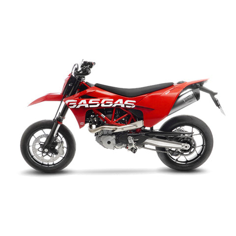 14363EU SCARICO LEOVINCE GAS GAS SM 700 2022 - 2023 LV ONE EVO STAINLESS STEEL EURO 5 4T GG LC4