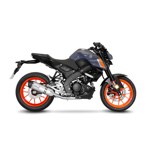 14365EK SCARICO COMPLETO LEOVINCE YAMAHA XSR 125 2021 - 2023 LV ONE EVO STAINLESS STEEL EURO 5 4T RE44