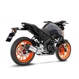 14365EK SCARICO COMPLETO LEOVINCE YAMAHA XSR 125 2021 - 2023 LV ONE EVO STAINLESS STEEL EURO 5 4T RE44