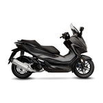 14374E SCARICO COMPLETO LEOVINCE HONDA FORZA 125 2021 - 2023 LV ONE EVO STAINLESS STEEL EURO 5 4T JK02