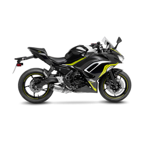 14379EN SCARICO COMPLETO LEOVINCE KAWASAKI NINJA 650 2021 - 2023 LV ONE EVO STAINLESS STEEL EURO 5 4T EX650M- EX650MA2- EX650M-