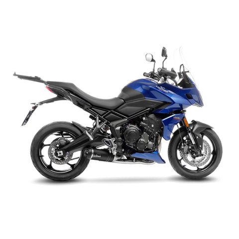 14385EB SCARICO COMPLETO LEOVINCE TRIUMPH TRIDENT 660 2021 - 2023 LV ONE EVO BLACK EDITION STAINLESS STEEL EURO 5 4T L101
