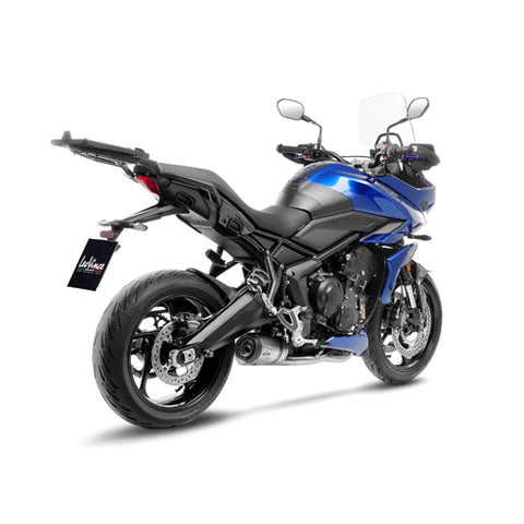 14385E SCARICO COMPLETO LEOVINCE TRIUMPH TRIDENT 660 2021 - 2023 LV ONE EVO STAINLESS STEEL EURO 5 4T L101