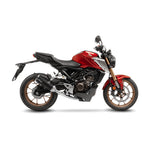 14390EBK SCARICO COMPLETO LEOVINCE HONDA CB 125 R Neo Sports Cafe 2021 - 2023 LV ONE EVO BLACK EDITION STAINLESS STEEL EURO 5 4T