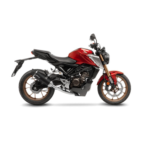 14390EBK SCARICO COMPLETO LEOVINCE HONDA CB 125 R Neo Sports Cafe 2021 - 2023 LV ONE EVO BLACK EDITION STAINLESS STEEL EURO 5 4T