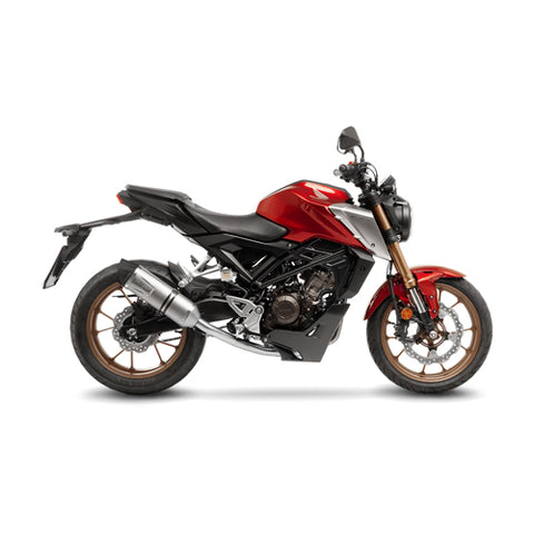 14390EK SCARICO COMPLETO LEOVINCE HONDA CB 125 R Neo Sports Cafe 2021 - 2023 LV ONE EVO STAINLESS STEEL EURO 5 4T JC91