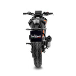 14393E SCARICO LEOVINCE KTM DUKE 390 2021 - 2023 LV ONE EVO STAINLESS STEEL EURO 5 4T KTM IS DUKE