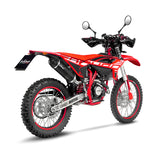 14401EB SCARICO LEOVINCE BETA RR 4T 125 LC / RR MOTARD 4T 125 LC 2021 - 2023 LV ONE EVO BLACK EDITION STAINLESS STEEL EURO 5 4T