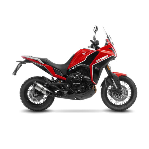 14410E SCARICO LEOVINCE MOTO MORINI X-CAPE 650/A2 2021 - 2023 LV PRO STAINLESS STEEL EURO 5 4T P14A650- P14A650A2