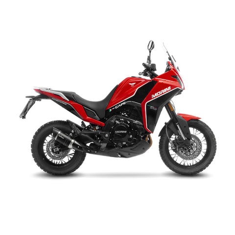 14411E SCARICO LEOVINCE MOTO MORINI X-CAPE 650/A2 2021 - 2023 LV PRO CARBON FIBER CARBON FIBER EURO 5 4T P14A650- P14A650A2