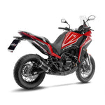 14411E SCARICO LEOVINCE MOTO MORINI X-CAPE 650/A2 2021 - 2023 LV PRO CARBON FIBER CARBON FIBER EURO 5 4T P14A650- P14A650A2