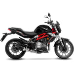 14423EB SCARICO LEOVINCE BENELLI BN 302 S 2019 - 2020 LV ONE EVO BLACK EDITION STAINLESS STEEL EURO 4 4T P10