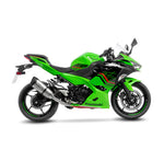 14426S SCARICO COMPLETO LEOVINCE KAWASAKI NINJA 400 2022 - 2023 FACTORY S STAINLESS STEEL EURO 5 4T EX400L
