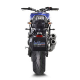 15108K SCARICO COMPLETO LEOVINCE YAMAHA MT-09 SP 900 2018 - 2020 GP DUALS STAINLESS STEEL EURO 4 4T RN43