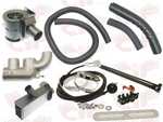 Kit riscaldamento con nicchia alluminio per marmitta LEOVINCE/POLINI per APE 50 2T EURO 4 (2018-2019)