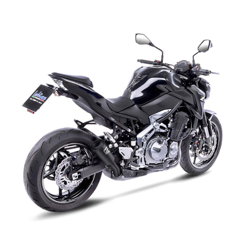 15204FB SCARICO LEOVINCE KAWASAKI Z 900 2017 - 2019 LV-10 FULL BLACK STAINLESS STEEL EURO 4 4T ZR900B